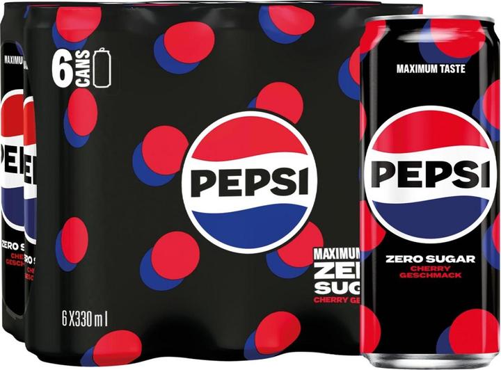 Image du produit Pepsi Zero Cherry (6 x 33 cl)