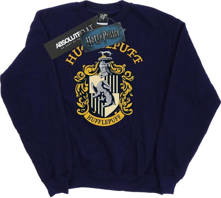 Actual product image Girls Hufflepuff Cotton Sweatshirt (128)