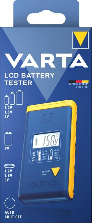 Actual product image Varta LCD Battery Tester