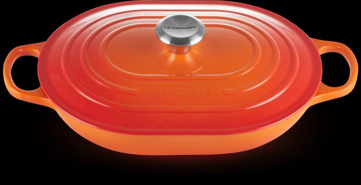 Actual product image Le Creuset Oblong Signature 31cm, oval (Casserole + Stewpot, Cast iron)