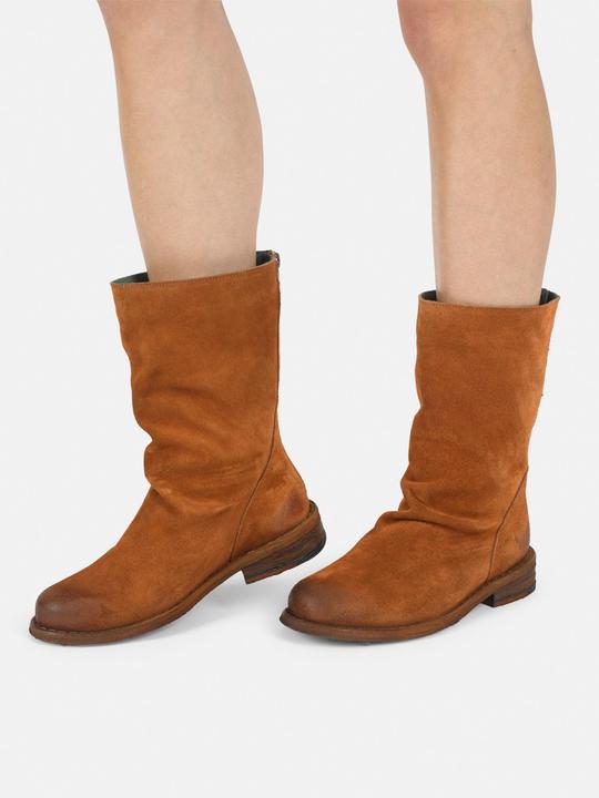 Felmini GREDO W107 Wide Fit Stiefel aus Wildleder, mit einem Reissverschluss auf der Rückseite für ei