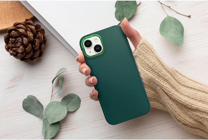 Actual product image OEM Back panel cover FRAME Case for IPHONE 15 green (Apple iPhone 15)