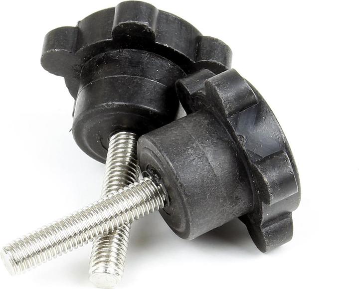 Actual product image XPOtool Lid Screws as Spare Parts 2 Pcs for Circulation Pump or Swimming Pool Pump in Black