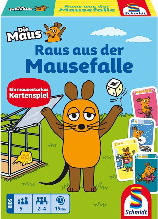Produktbild Schmidt Spiele Die Maus, Raus aus der Mausefalle (d) (Deutsch)