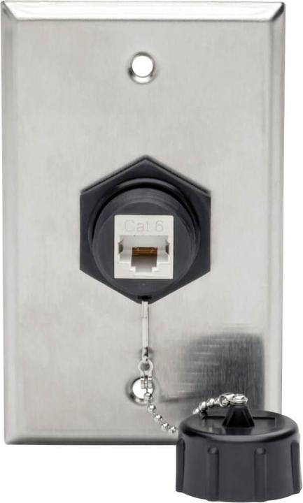 Produktbild Eaton Keystone Jack Cat6/Cat5e RJ45 Shielded Dust Cap Industrial - 110 Punch Down IP68 TAA (RJ45)