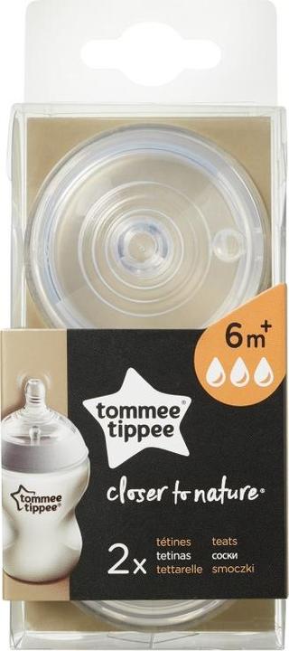 Immagine prodotto Tommee Tippee Tettarella Easi-Vent per biberon Top Round a flusso rapido