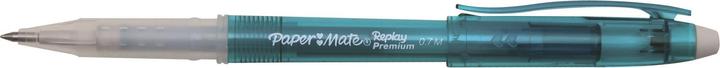 Produktbild Paper Mate PAPERMATE 1989243 radierbarer Kugelschreiber REPLAY Premium (M, türkis)