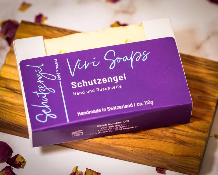 Produktbild Vivi Soaps Schutzengel Sonnenblumen-Sandelholz Seife (Hartseife)