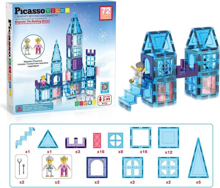 Actual product image PicassoTiles Picasso Tiles - Ice Winter Theme Set (PT22)
