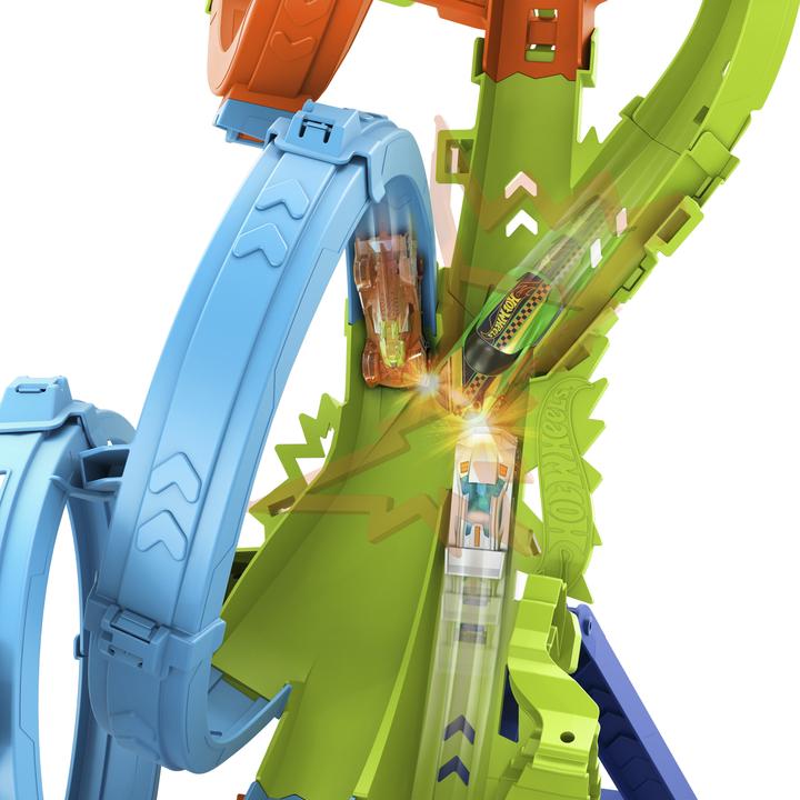 Actual product image Hot Wheels Action 4 Loopings Crash Danger