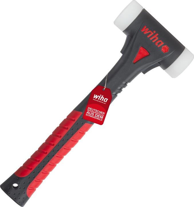 Actual product image Wiha FibreBuzz® soft-face hammer recoilless, polyamide striking head 320 mm | 44598 (740 g)