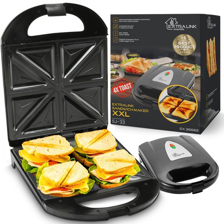 Produktbild Extralink Smart Life Sandwich-Maker XXL Sj-33
