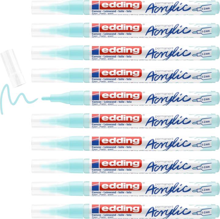 Produktbild Edding Acrylmarker 5300 Fein (Pastellblau, 2 mm, 1 x)