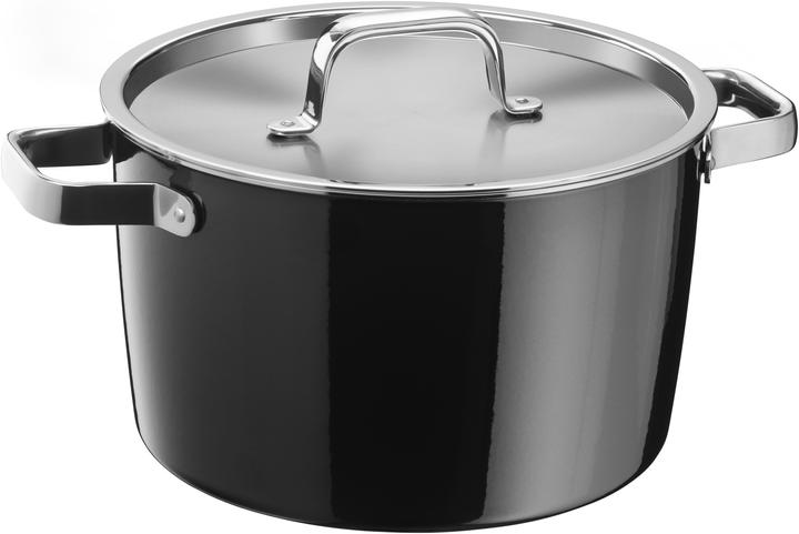 WMF Meat pot black (24 cm, Pot, Steel)
