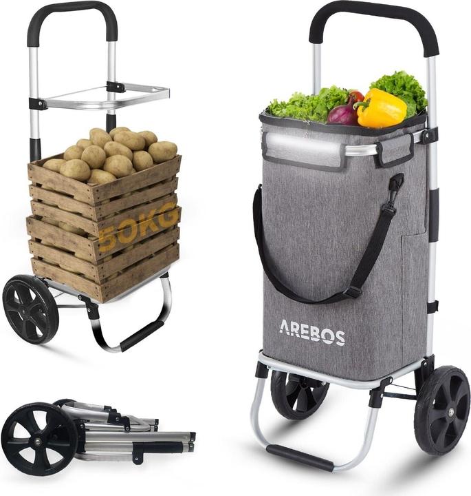 Produktbild Arebos Einkaufstrolley