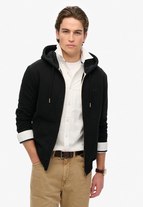 Produktbild Superdry Sweatjacke Casual Figurbetont Essential Logo Zip Hoodie (M)