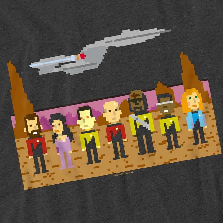 Actual product image Unisex Adult The Next Generation Trexel Crew T-Shirt (3XL)