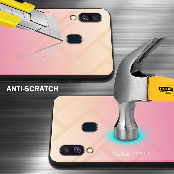 Actual product image Cadorabo TPU 2 colors glass cover (Samsung Galaxy A40)