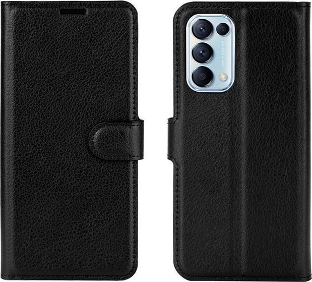 Produktbild MU Classic Litchi Leder Bookcover Series (Oppo Find X3 Lite)
