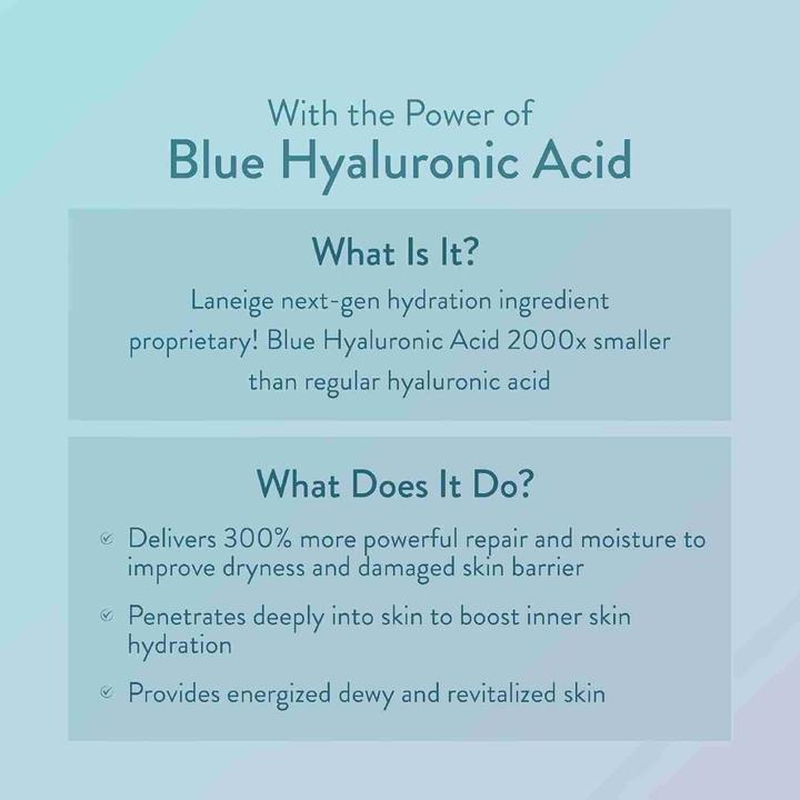 Actual product image Laneige Water Bank Blue Hyaluronic Essence Toner (Tonic water, 160 ml)