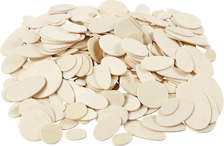 Actual product image Creativ Company Mosaic tiles 1 - 5 cm 600 pieces, light brown