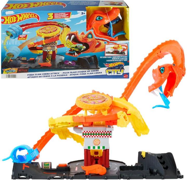 Produktbild Hot Wheels City Cobra Slam Pizza Attack