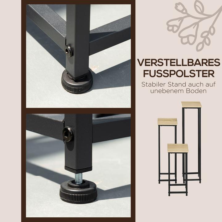 Image du produit Jamb Set de 3 supports pour plantes