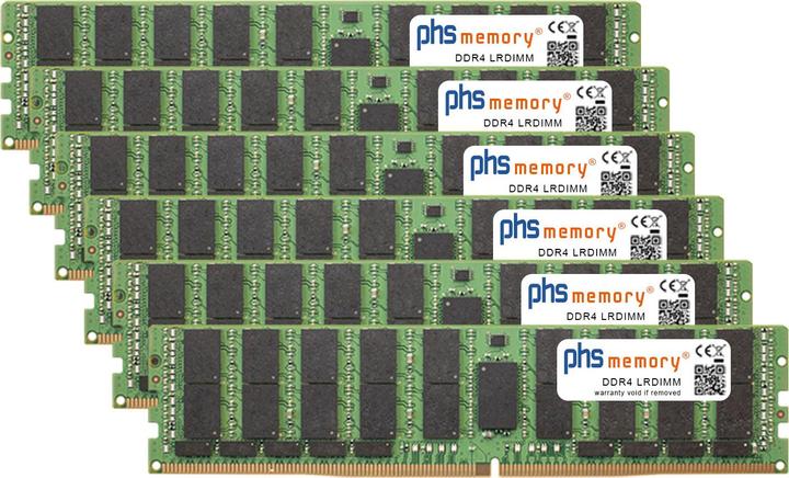 Immagine prodotto PHS-memory RAM adatta ad Apple MacPro7.1 (CPU a 24 core + 28 core) (Apple MacPro7.1 (CPU a 24 core + 28 core), 6 x 64GB)