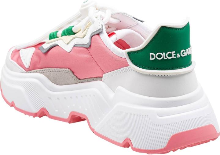 Image du produit Dolce & Gabbana daymaster sneakers in nylon and leather color white and pink (42)