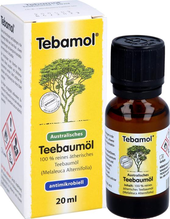 Image du produit Tebamol HUILE DE BOIS DE THÉ, 20 ml d'huile (Huile pour le corps, 20 ml)