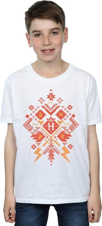 Actual product image Boys Christmas Fair Isle T-Shirt (128)
