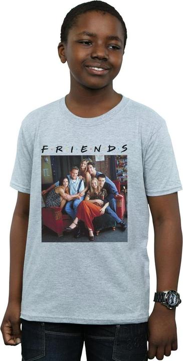 Actual product image Friends Boys Group Photo Couch T-Shirt (152, 158)