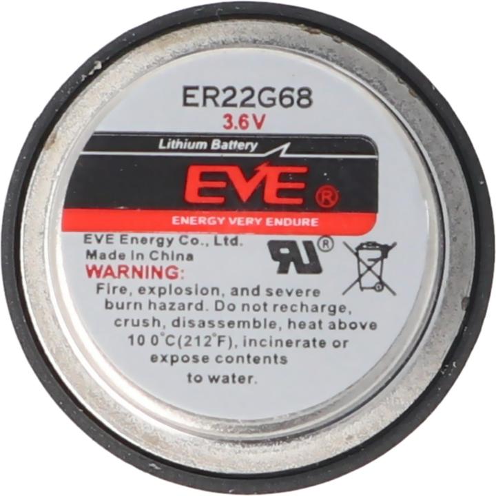 Actual product image AccuCell Battery EVE ER22G68 with 2 solder pins, replaces TL-5186 and SL-840 (1 pcs., 400 mAh)