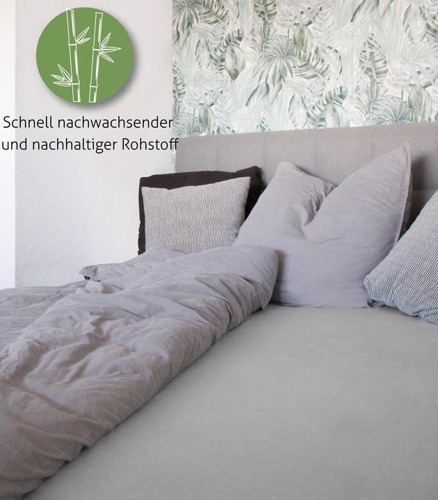 Produktbild Aspero Bambus Spannbettlaken Macau (90 x 200 x 30 cm)