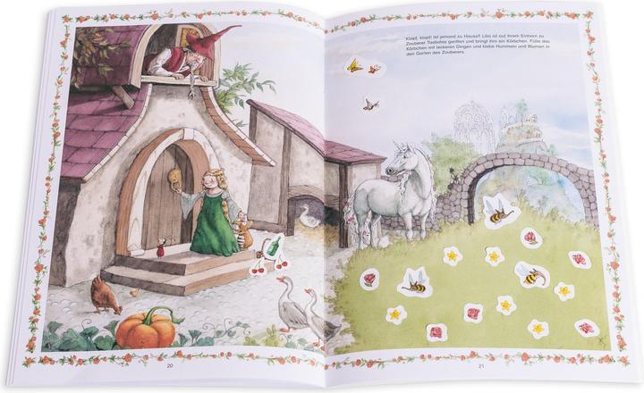Image du produit Lilia, la petite princesse elfe. Des autocollants pailletés pour s'amuser. Créez le monde magique
