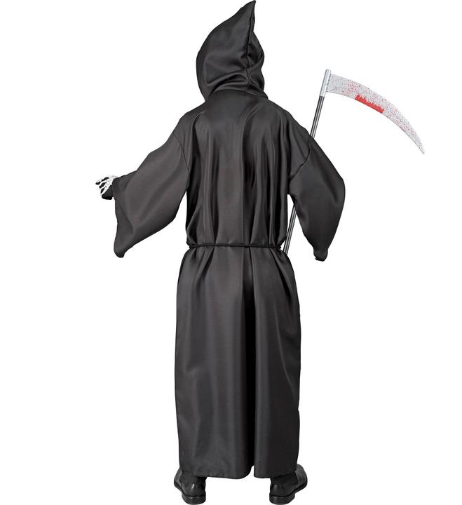 Actual product image Widmann Children's costume skeleton robe with hood, belt (128)