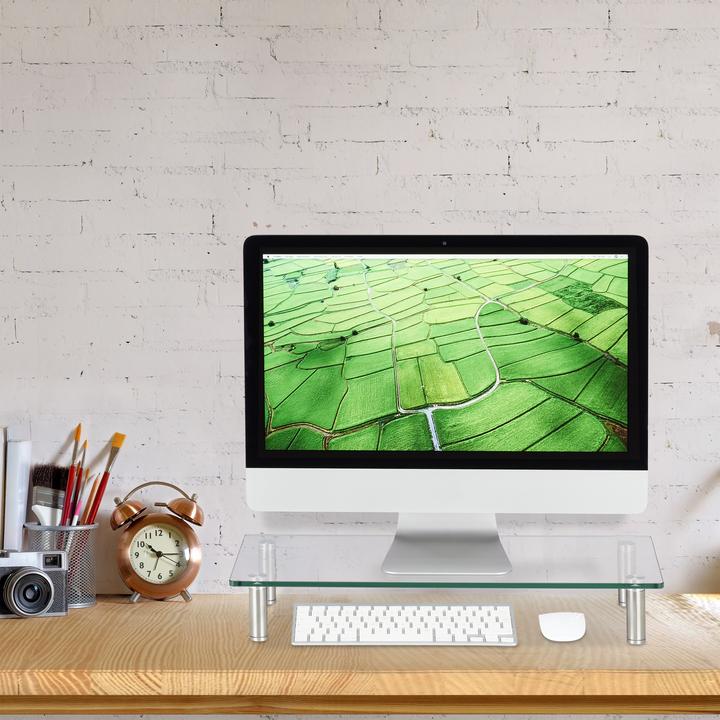 Image du produit Relaxdays Support écran TV, en verre