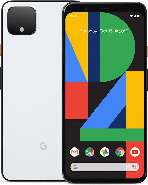 Google Pixel 4 XL (64 GB, Clearly White, 6.30", SIM + eSIM, 16 Mpx, 4G)