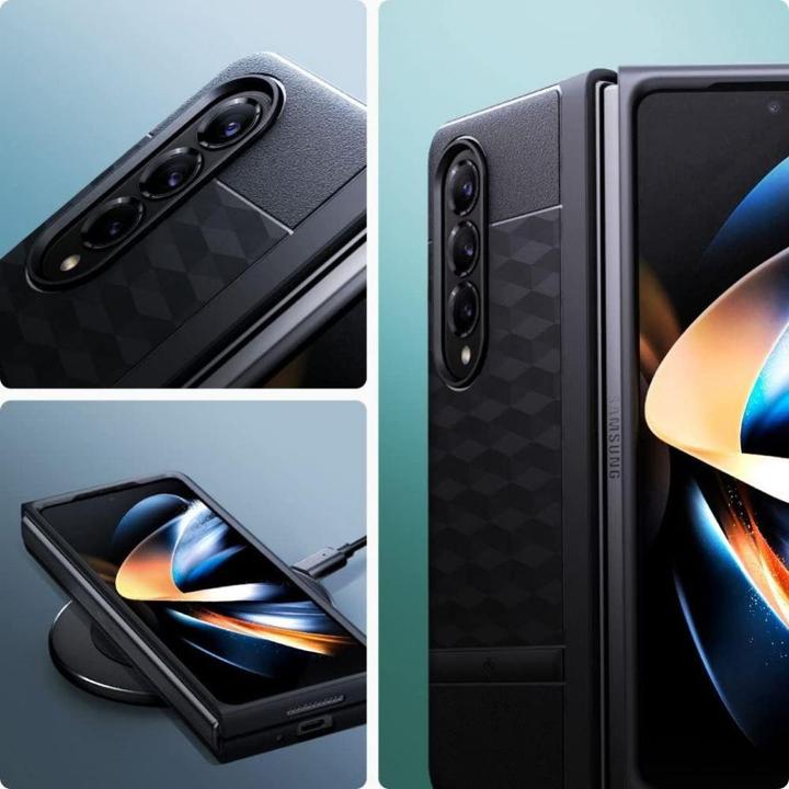 Actual product image Caseology Parallax Sam Galaxy Z Fold5 Czarny/Matte Black ACS06225 (Samsung Galaxy Z Fold5)