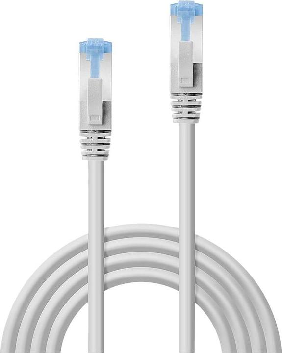 Image du produit Lindy Câble réseau 5m Cat.6 S/FTP TPE, Gris RJ45-M/M, 500MHz, Cuivre, 28AWG (S/FTP, CAT6a, 5 m)