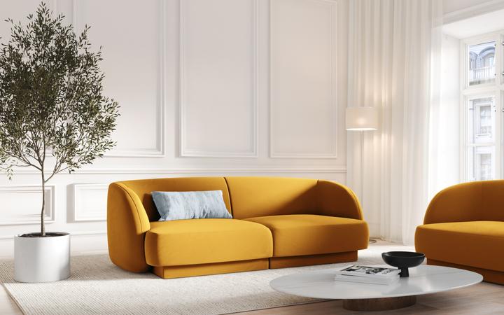 Actual product image Micadoni Boucle Sofa, "Miley", 2 Seats, 180x90x70Made in Europe (2 person sofa, 3-seater, 4-seater)
