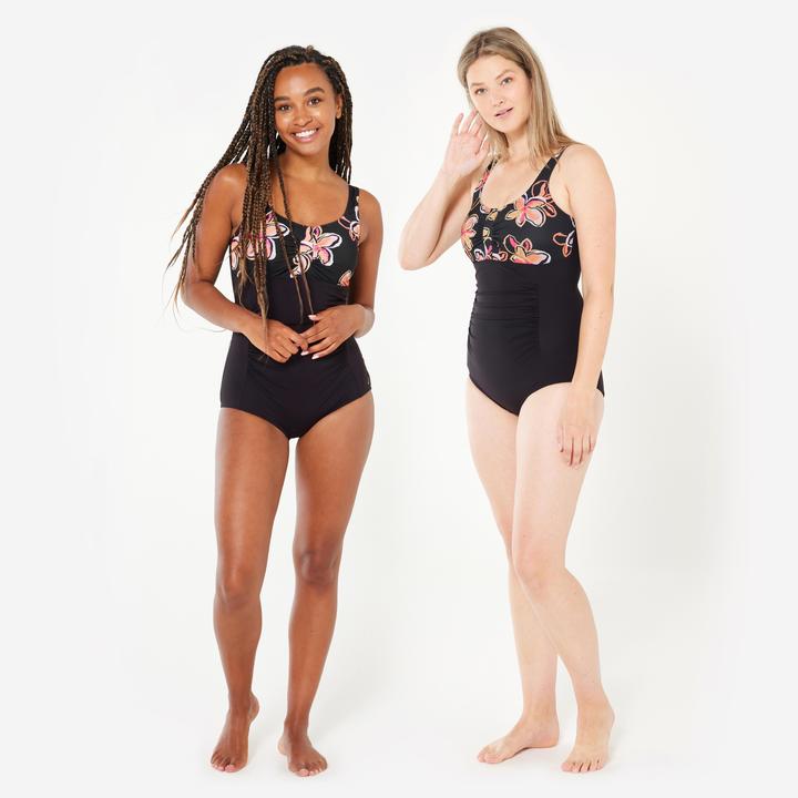 Produktbild Nabaiji Women’s swimming 1-piece swimsuit - Mary dufy black (56)