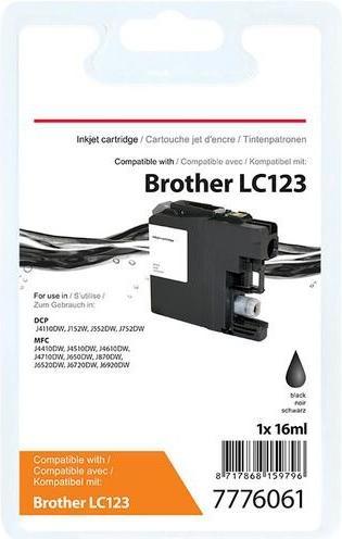 Productafbeelding Office Depot Inktcartridge Compatibel Brother LC123 Zwart (BK)