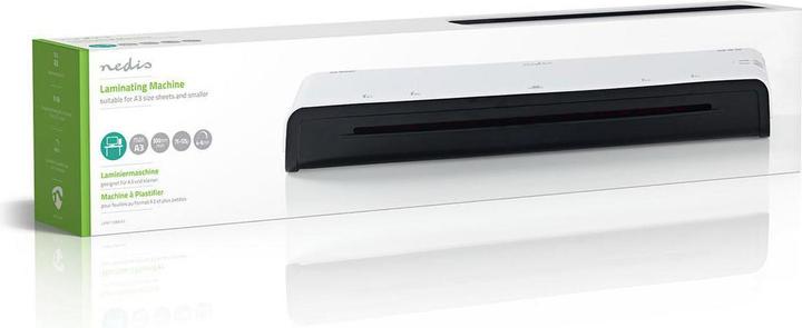Actual product image Nedis Laminator - Hot and Cold - A3 size - Warms up in 4 to 6 minutes - Ready L (75 - 125 µm, A3)