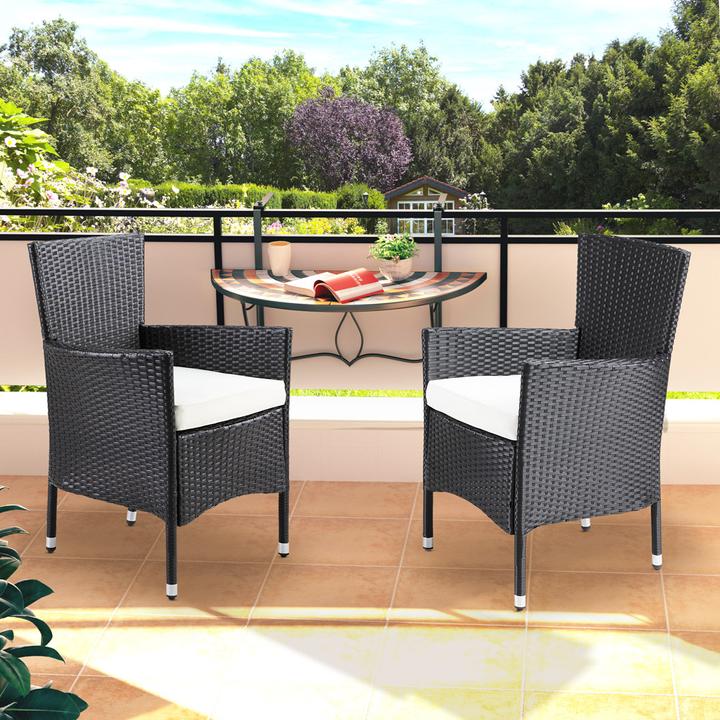 Immagine prodotto Casaria Sedie da giardino in polyrattan
