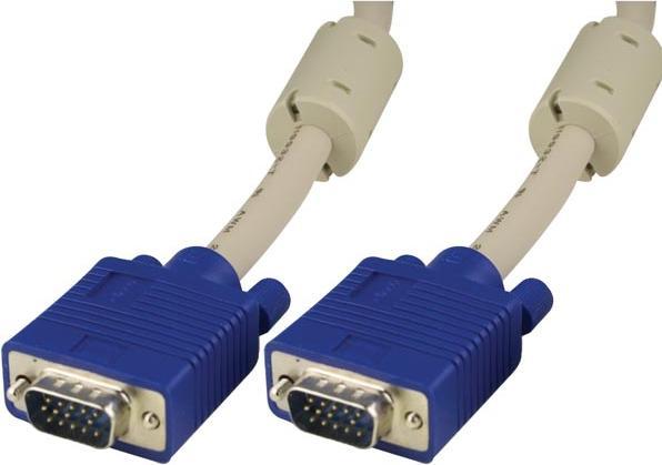 Actual product image Deltaco Kbl VGA monitor cable HD15ha-ha 15m Skärmad utan pin 9 (15 m, VGA)
