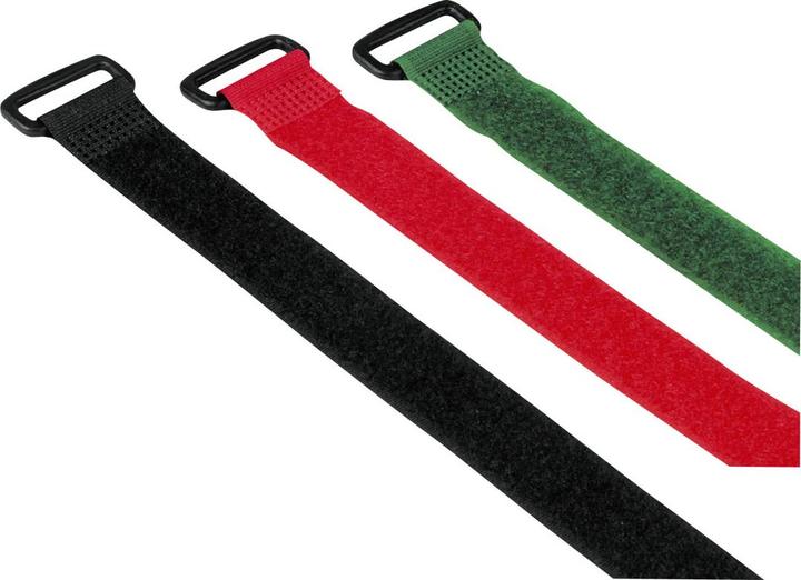 Immagine prodotto Hama Fascette di cablaggio in velcro con fibbia, 9 pezzi (Fascette in plastica, 250 mm, 9 pz.)