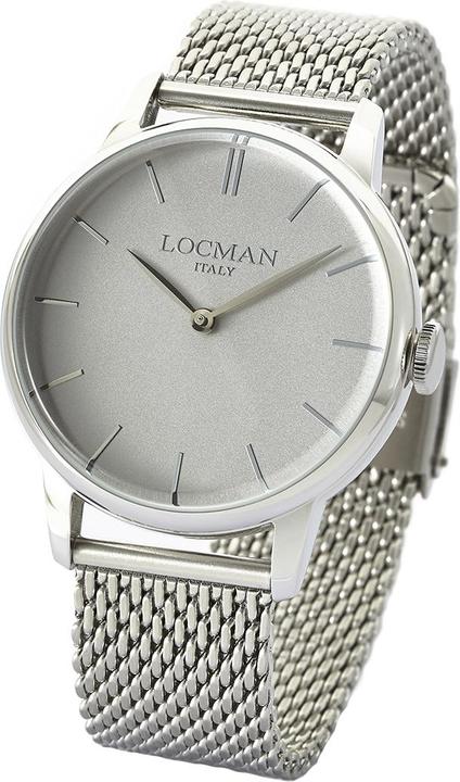 Actual product image Locman Italy Men's Watch 1960 silver Ref. 0251 (Analogue wristwatch, 41 mm)