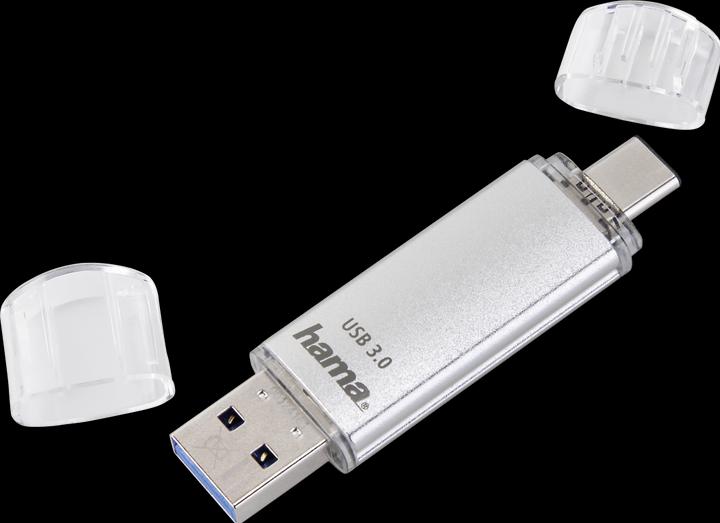 Produktbild Hama C-Laeta (128 GB, USB 3.0, USB-A, USB-C)