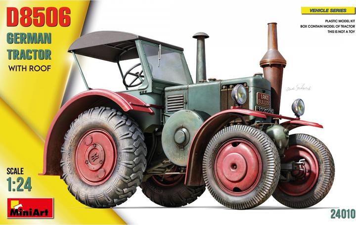 Produktbild 1:24 Dt. Traktor D8506 m. Kabinendach